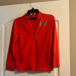 Under Armour Bright Red Zip-Up Jacket
